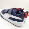 PUMA MULTIFLEX TRANSPIRABLE NYLON Y PIEL REFORZADA MARINO COLEGIAL