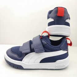 PUMA MULTIFLEX TRANSPIRABLE NYLON Y PIEL REFORZADA MARINO COLEGIAL