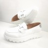 MYSOFT CASTELLANO SUELA CONFORT CADENA BLANCA Y PIEL BLANCA