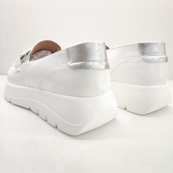 MYSOFT CASTELLANO SUELA CONFORT CADENA BLANCA Y PIEL BLANCA