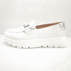 MYSOFT CASTELLANO SUELA CONFORT CADENA BLANCA Y PIEL BLANCA