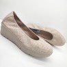 FRANCESITA CONFORT CON RIBETE ELASTICO ADAPTABLE Y PLATAFORMA NUDE