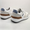 SWEDEN ZAPATILLA CASUAL VESTIR CORDON Y CREMALLERA RETRO MODA BLANCO