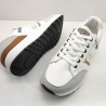 SWEDEN ZAPATILLA CASUAL VESTIR CORDON Y CREMALLERA RETRO MODA BLANCO