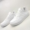 ADIDAS HOOPS MODA CASUAL VESTIR UNISEX TODO BLANCO