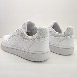 ADIDAS HOOPS MODA CASUAL VESTIR UNISEX TODO BLANCO