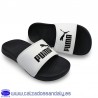 PUMA CHANCLA AGUA PALA ACOLCHADA Y SUELA CONFORT POPCAT 20 BLANCO / NEGRO