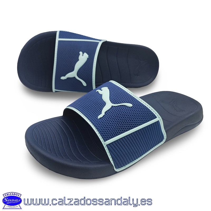 PUMA CHANCLA AGUA PALA Y SUELA CONFORT POPCAT 20 - MARINO