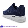 JOMA ZAPATILLA CONFORT PIES DELICADOS CON PLANTILLA MEMORY FOAM - MARINO / BRILLOS PLATA