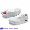 JOMA ZAPATILLA CONFORT PIES DELICADOS CON PLANTILLA MEMORY FOAM - BLANCO / BRILLOS PLATA