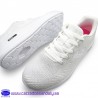 JOMA ZAPATILLA CONFORT PIES DELICADOS CON PLANTILLA MEMORY FOAM - BLANCO / BRILLOS PLATA