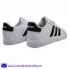 ADIDAS UNISEX GRAND COURT MODA VESTIR BLANCA CON RAYA NEGRA