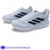 ADIDAS RUNFALCON 5 RUNNING NAILON BLANCO CON RAYA NEGRA