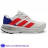 ADIDAS RUNNING GALAXY 7 NAILON CON SUELA CLOUDFOAM - BLANCA / ROJO / ROYAL