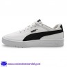 ZAPATILLA PUMA COURT CLASSIC CLEAN MODA VESTIR CASUAL PIEL BLANCA CON NEGRO