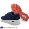 JOMA ZAPATILLA CON CUÑA CONFORT Y CORDON ELASTICO TRANSPIRABLE CON PLANTILLA MEMORY FOAM GEL - MARINO - DIANA