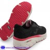 ZAPATILLA JOMA CONFORT RUNNING CON PLANTILLA MEMORY FOAM Y SUELA DE DOBLE DENSIDAD ANTIDESLIZANTE - NEGRO CON DETALLES FUXIA