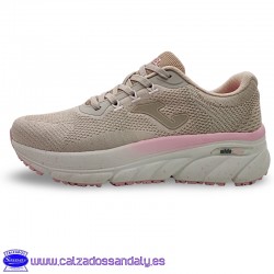 ZAPATILLA JOMA CONFORT RUNNING CON PLANTILLA MEMORY FOAM Y SUELA DE DOBLE DENSIDAD ANTIDESLIZANTE - BEIGE