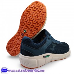 JOMA ZAPATILLA CON SUELA CONFORT Y TRANSPIRABLE CON PLANTILLA MEMORY FOAM GEL Y ANCHO ESPECIAL - MARINO - ATENEA