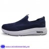 JOMA ZAPATILLA SIN CORDON ELASTICA TIPO CALCETIN Y SUELA CONFORT CON PLANTILLA MEMORY FOAM GEL Y ANCHO ESPECIAL - MARINO - SENA