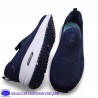 JOMA ZAPATILLA SIN CORDON ELASTICA TIPO CALCETIN Y SUELA CONFORT CON PLANTILLA MEMORY FOAM GEL Y ANCHO ESPECIAL - MARINO - SENA