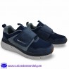 NICOBOCO ZAPATILLA DE VELCRO EN LINEA URBANA CON SUELA CONFORT Y PLANTILLA FOAM - MARINO