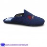 ZAPATILLA DE CASA DE PRIMAVERA / VERANO PUNTA CERRADA - POLO MARINO