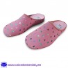 ZAPATILLA DE CASA DE PRIMAVERA / VERANO PUNTA CERRADA Y PLANTILLA CONFORT EXTRAIBLE ADAPTABLE MUJER - CORAZONES MAQUILLAJE