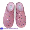 ZAPATILLA DE CASA DE PRIMAVERA / VERANO PUNTA CERRADA Y PLANTILLA CONFORT EXTRAIBLE ADAPTABLE MUJER - CORAZONES MAQUILLAJE