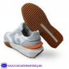 JOMA ZAPATILLA MODA CONFORT C501 TRANSPIRABLES Y ANTIDESLIZANTES - BLANCO / GRIS