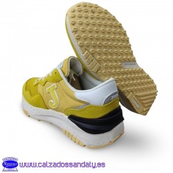 JOMA ZAPATILLA MODA CONFORT C367 TRANSPIRABLES Y ANTIDESLIZANTES - AMARILLO