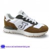 JOMA ZAPATILLA MODA CONFORT C1992 TRANSPIRABLES Y ANTIDESLIZANTES - BLANCO / MARRON