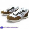 JOMA ZAPATILLA MODA CONFORT C1992 TRANSPIRABLES Y ANTIDESLIZANTES - BLANCO / MARRON