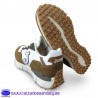 JOMA ZAPATILLA MODA CONFORT C1992 TRANSPIRABLES Y ANTIDESLIZANTES - BLANCO / MARRON
