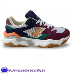 JOMA ZAPATILLA MODA CONFORT C1400 TRANSPIRABLES Y ANTIDESLIZANTES - BEIG / GARNET
