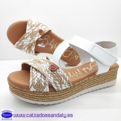SANDALIA PLATAFORMA CON...