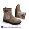 MYSOFT BOTIN REPELENTE AL AGUA CON SUELA CONFORT Y PLANTILLA FOAM ACOLCHADO LATERAL - TAUPE