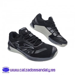 JOMA FITTRANINER ZAPATILLA PARA GYM / FITNESS / PESAS / CALLE - NEGRO / GRIS