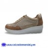 MYSOFT ZAPATO ZAPATILLA DE LINEA CASUAL CON CORDON ELASTICO Y SUELA CONFORT - NARURAL - 26M314