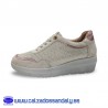 MYSOFT ZAPATO ZAPATILLA DE LINEA CASUAL CON CORDON ELASTICO Y SUELA CONFORT - HIELO - 26M314