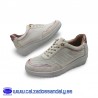 MYSOFT ZAPATO ZAPATILLA DE LINEA CASUAL CON CORDON ELASTICO Y SUELA CONFORT - HIELO - 26M314