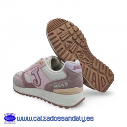 JOMA ZAPATILLA RETRO RUNNING DE MODA CON SUELA CONFORT Y TRANSPIRABLE - C448 - ROSA