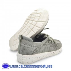 GUALABI CON SUELA CONFORT Y PLANTILLA FOAM NAILON ELASTICO PARA NO TENER QUE ATAR LOS CORDONES Y FACIL PONER - CAMEL - NICOBOCO