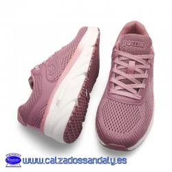 ZAPATILLA JOMA SUELA CONFORT CON DOBLE DENSIDAD DE AMORTIGUACION Y PLANTILLA MEMORY  Y ANTIDESLIZANTE - ROSA - ATREYU