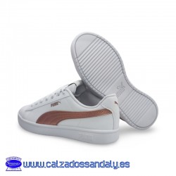 PUMA CLASSIC ZAPATILLA MODA VESTIR CLASICA BLANCA / ORO ROSA -