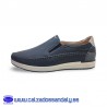 ZAPATO HOMBRE KIOWA CON GOMA PARA FACIL PONER , LIGERO Y FLEXIBLE CON PLANTILLA DE GEL FOAM - MARINO