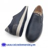 ZAPATO HOMBRE KIOWA CON GOMA PARA FACIL PONER , LIGERO Y FLEXIBLE CON PLANTILLA DE GEL FOAM - MARINO