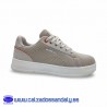NICOBOCO ZAPATILLA CASUAL URBANA TRANSPIRABLE CON SUELA CONFORT LIGERA Y FLEXIBLE CON AMORTIGUACION - BEIG