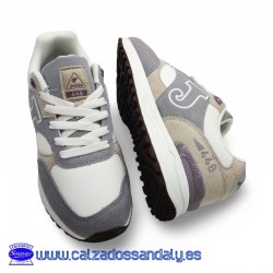 JOMA ZAPATILLA RETRO RUNNING DE MODA CON SUELA CONFORT Y TRANSPIRABLE - C448 - BEIG / GRIS