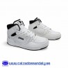 ZAPATILLA BOTA DE CASUAL DE VESTIR EN LINEA RETRO BASKET - BLANCO / NEGRO / JOMA C.J80